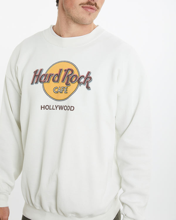 Vintage 90s Hard Rock Cafe Sweatshirt <br>XL , The Real Deal , newtown, sydney, australia, thrift store, opshop, preloved, secondhand, sustainable, retro, antique, 70s, 80s, 90s, 2000s, 00s, fashion, clothing, streetwear, trendy, garment, style, boutique, store, shop, archive, sale, cheap, best, top