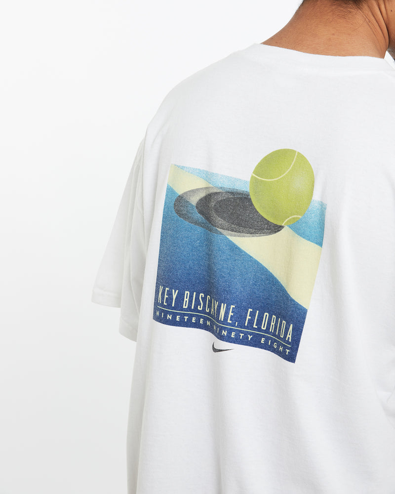 Vintage 90s Nike Tennis Tee <br>M , The Real Deal , newtown, sydney, australia, thrift store, opshop, preloved, secondhand, sustainable, retro, antique, 70s, 80s, 90s, 2000s, 00s, fashion, clothing, streetwear, trendy, garment, style, boutique, store, shop, archive, sale, cheap, best, top