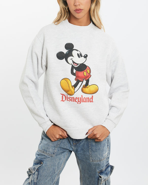 Vintage 90s Mickey Mouse Disneyland Sweatshirt <br>XS , The Real Deal , newtown, sydney, australia, thrift store, opshop, preloved, secondhand, sustainable, retro, antique, 70s, 80s, 90s, 2000s, 00s, fashion, clothing, streetwear, trendy, garment, style, boutique, store, shop, archive, sale, cheap, best, top