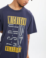 Vintage 90s Nike NCAA University of Michigan Wolverines Tee <br>M