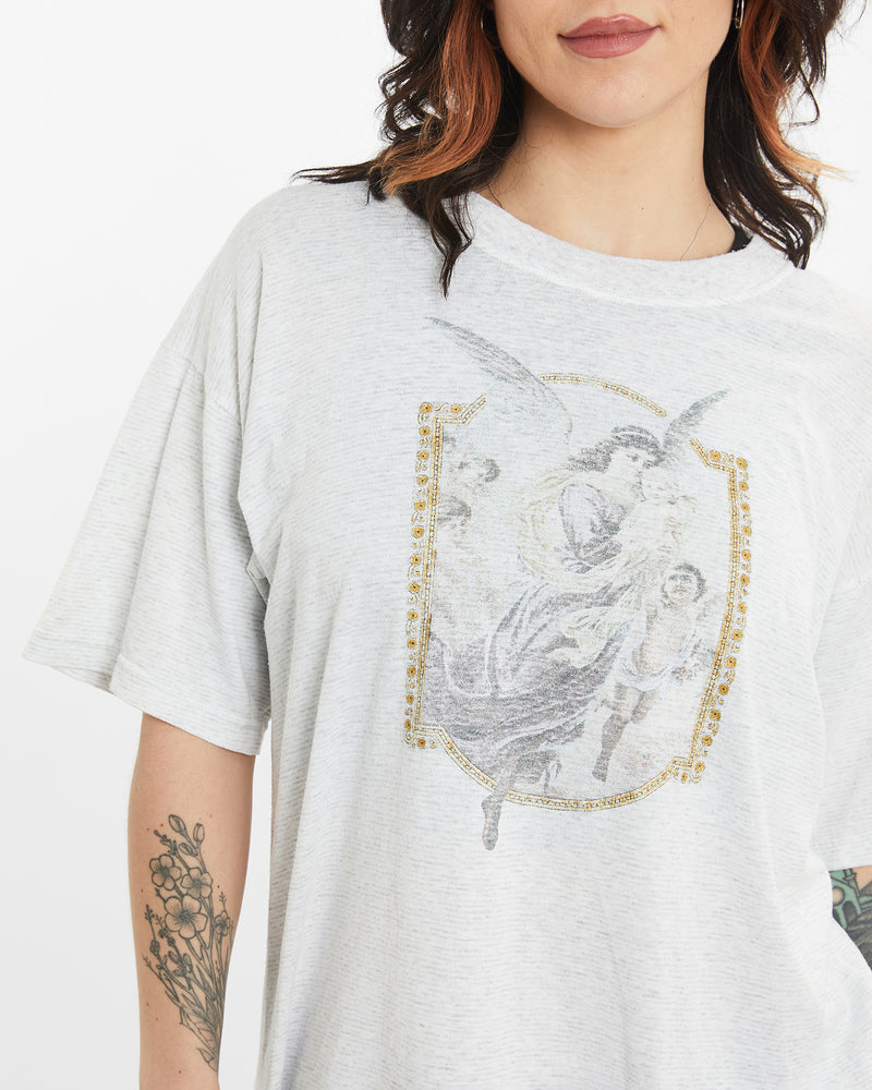 Vintage Angel Painting Tee <br>L