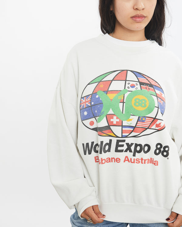 Vintage 1988 World Expo Brisbane Australia Sweatshirt <br>XS