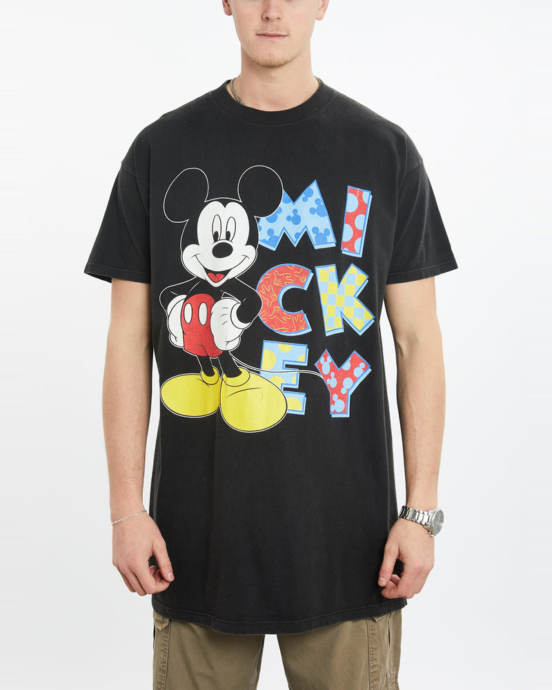 Vintage 90s Disney Mickey Mouse Tee <br>XXL , The Real Deal , newtown, sydney, australia, thrift store, opshop, preloved, secondhand, sustainable, retro, antique, 70s, 80s, 90s, 2000s, 00s, fashion, clothing, streetwear, trendy, garment, style, boutique, store, shop, archive, sale, cheap, best, top