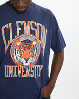 Vintage 1990 NCAA University of Clemson Tigers Tee <br>L