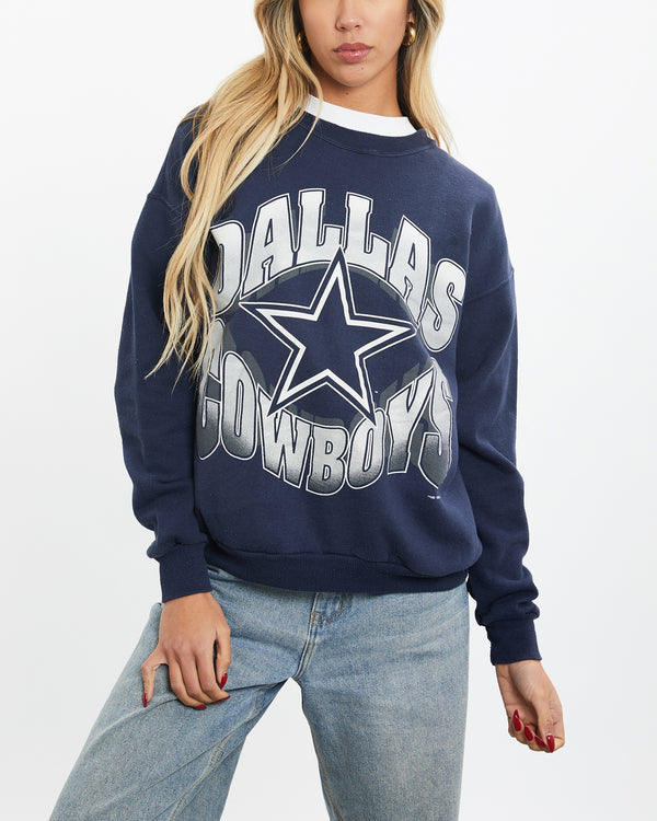 Vintage 1995 NFL Dallas Cowboys Sweatshirt <br>XS , The Real Deal , newtown, sydney, australia, thrift store, opshop, preloved, secondhand, sustainable, retro, antique, 70s, 80s, 90s, 2000s, 00s, fashion, clothing, streetwear, trendy, garment, style, boutique, store, shop, archive, sale, cheap, best, top