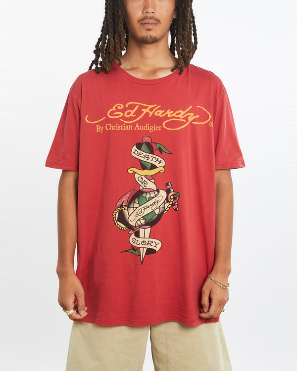 Vintage Ed Hardy by Christian Audigier Tee <br>L