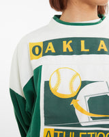 Vintage 1990 MLB Oakland Athletics Sweatshirt <br>M , The Real Deal , newtown, sydney, australia, thrift store, opshop, preloved, secondhand, sustainable, retro, antique, 70s, 80s, 90s, 2000s, 00s, fashion, clothing, streetwear, trendy, garment, style, boutique, store, shop, archive, sale, cheap, best, top