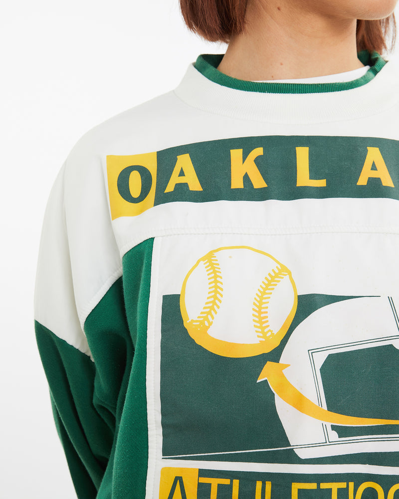 Vintage 1990 MLB Oakland Athletics Sweatshirt <br>M