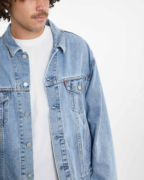 Vintage 90s Levi's Denim Jacket <br>XL , The Real Deal , newtown, sydney, australia, thrift store, opshop, preloved, secondhand, sustainable, retro, antique, 70s, 80s, 90s, 2000s, 00s, fashion, clothing, streetwear, trendy, garment, style, boutique, store, shop, archive, sale, cheap, best, top