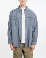 Vintage Carhartt Chambray Button Up Shirt <br>XXL