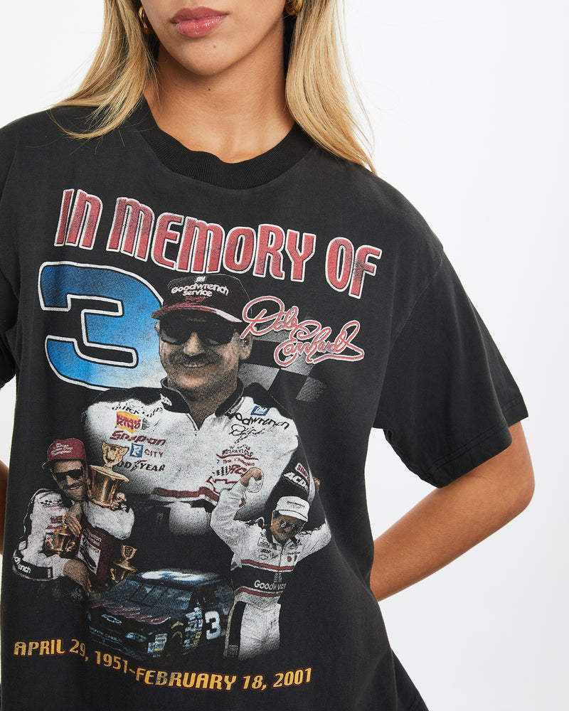 Vintage Dale Earnhardt Racing Tee <br>XS , The Real Deal , newtown, sydney, australia, thrift store, opshop, preloved, secondhand, sustainable, retro, antique, 70s, 80s, 90s, 2000s, 00s, fashion, clothing, streetwear, trendy, garment, style, boutique, store, shop, archive, sale, cheap, best, top