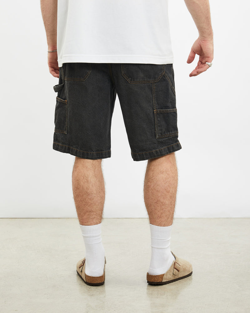 Vintage Faded Glory Denim Carpenter Shorts <br>34"