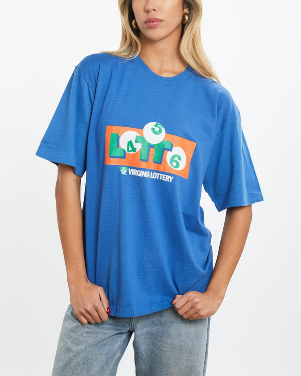 Vintage 90s Lotto Tee <br>S , The Real Deal , newtown, sydney, australia, thrift store, opshop, preloved, secondhand, sustainable, retro, antique, 70s, 80s, 90s, 2000s, 00s, fashion, clothing, streetwear, trendy, garment, style, boutique, store, shop, archive, sale, cheap, best, top