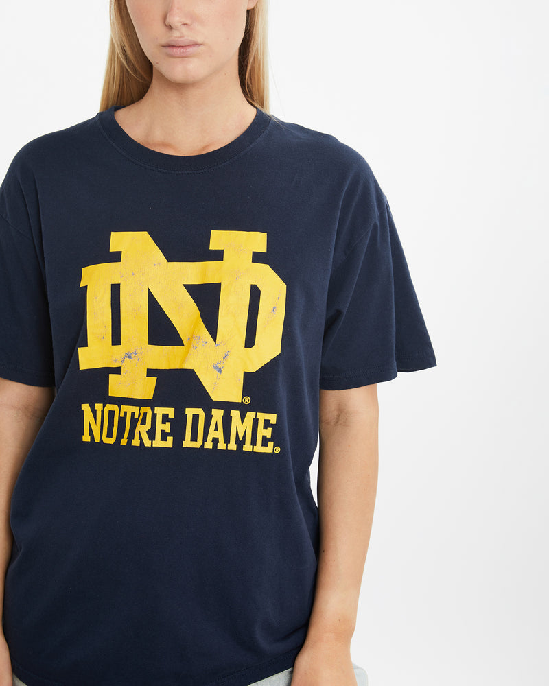 Vintage University of Notre Dame Tee <br>M , The Real Deal , newtown, sydney, australia, thrift store, opshop, preloved, secondhand, sustainable, retro, antique, 70s, 80s, 90s, 2000s, 00s, fashion, clothing, streetwear, trendy, garment, style, boutique, store, shop, archive, sale, cheap, best, top