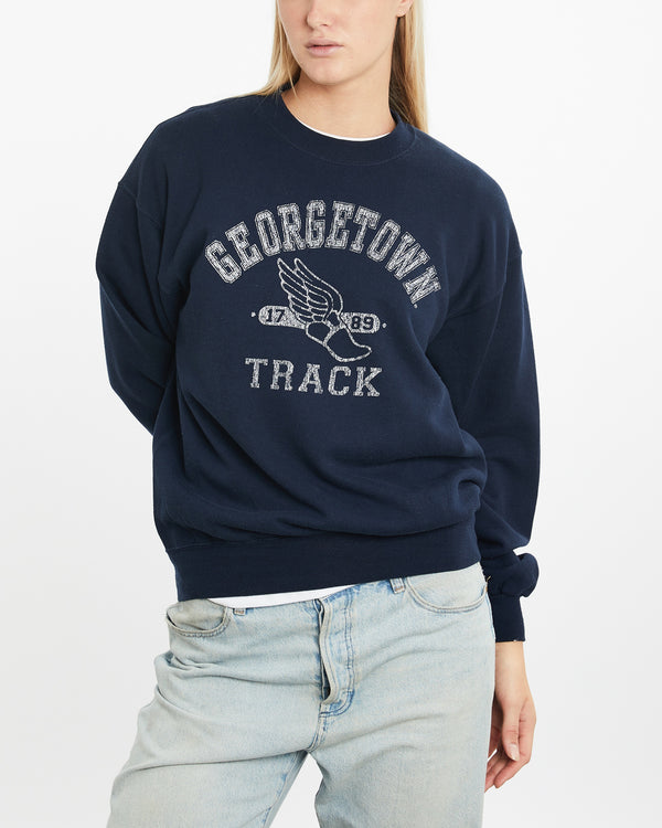 Vintage Georgetown Race Track Sweatshirt <br>M , The Real Deal , newtown, sydney, australia, thrift store, opshop, preloved, secondhand, sustainable, retro, antique, 70s, 80s, 90s, 2000s, 00s, fashion, clothing, streetwear, trendy, garment, style, boutique, store, shop, archive, sale, cheap, best, top