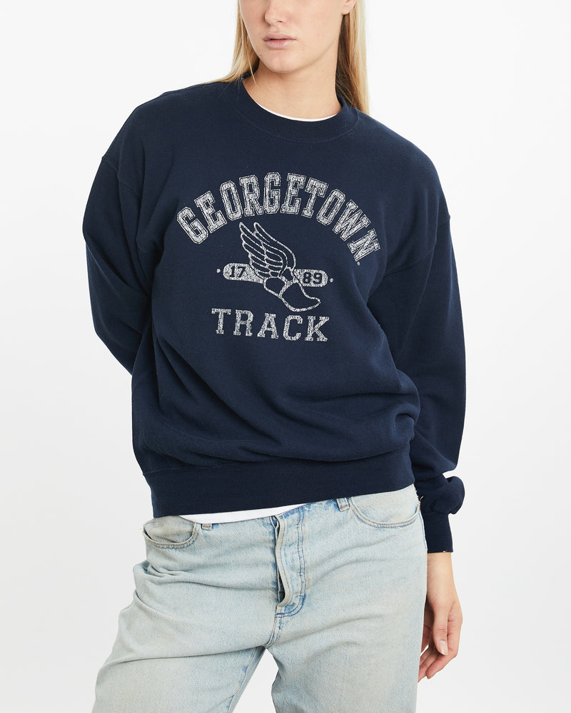 Vintage Georgetown Race Track Sweatshirt <br>M , The Real Deal , newtown, sydney, australia, thrift store, opshop, preloved, secondhand, sustainable, retro, antique, 70s, 80s, 90s, 2000s, 00s, fashion, clothing, streetwear, trendy, garment, style, boutique, store, shop, archive, sale, cheap, best, top