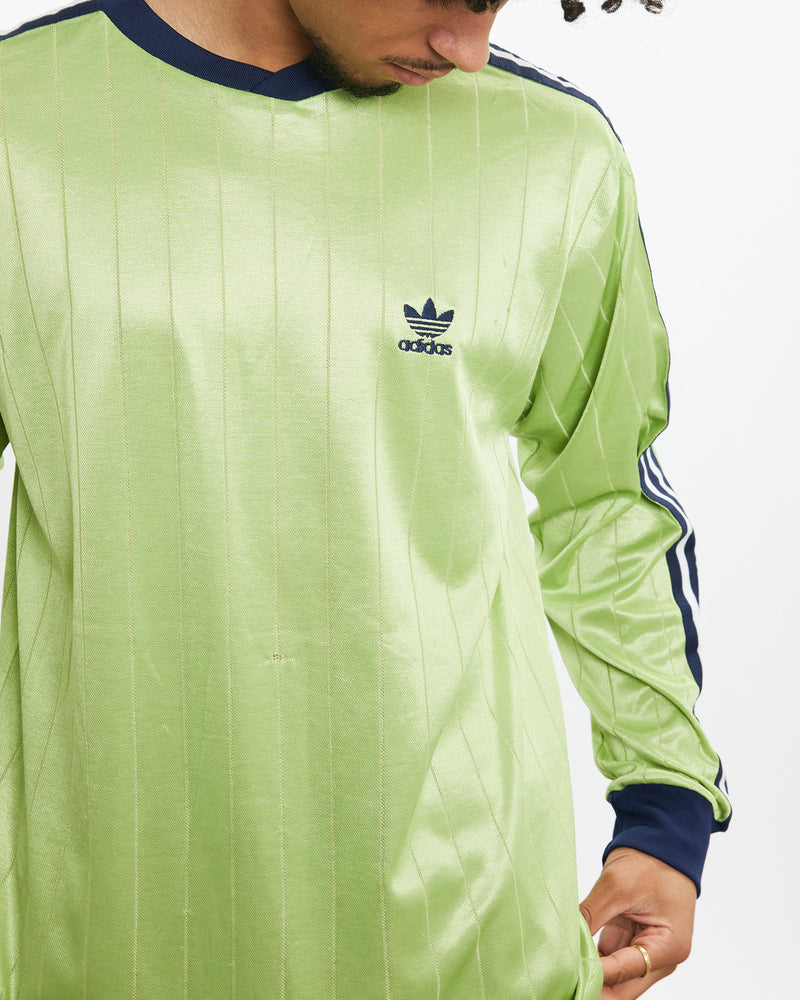 Vintage 90s Adidas Long Sleeve Jersey <br>M