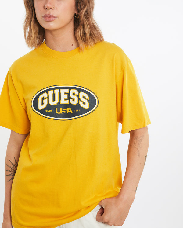 Vintage 90s Guess USA Tee <br>M , The Real Deal , newtown, sydney, australia, thrift store, opshop, preloved, secondhand, sustainable, retro, antique, 70s, 80s, 90s, 2000s, 00s, fashion, clothing, streetwear, trendy, garment, style, boutique, store, shop, archive, sale, cheap, best, top