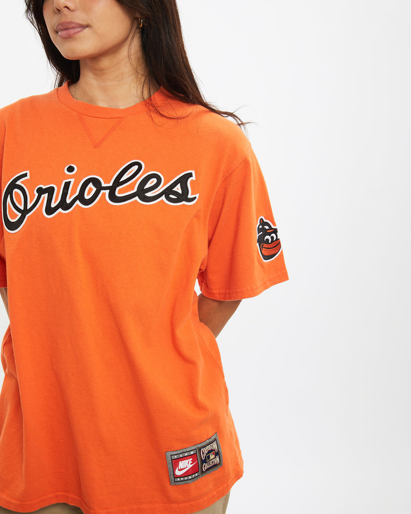 Vintage Nike MLB Baltimore Orioles Tee <br>S , The Real Deal , newtown, sydney, australia, thrift store, opshop, preloved, secondhand, sustainable, retro, antique, 70s, 80s, 90s, 2000s, 00s, fashion, clothing, streetwear, trendy, garment, style, boutique, store, shop, archive, sale, cheap, best, top