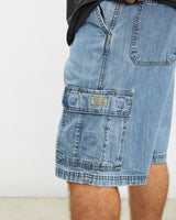 Vintage Wrangler Denim Cargo Shorts <br>35"