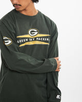 Vintage 90s NFL Green Bay Packers Long Sleeve Tee <br>XL , The Real Deal , newtown, sydney, australia, thrift store, opshop, preloved, secondhand, sustainable, retro, antique, 70s, 80s, 90s, 2000s, 00s, fashion, clothing, streetwear, trendy, garment, style, boutique, store, shop, archive, sale, cheap, best, top