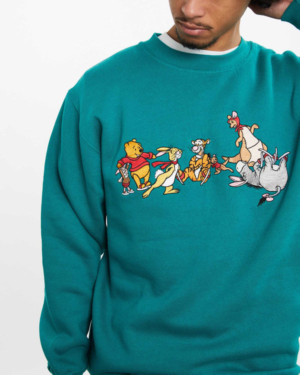 Vintage 90s Disney Winnie The Pooh Sweatshirt <br>M , The Real Deal , newtown, sydney, australia, thrift store, opshop, preloved, secondhand, sustainable, retro, antique, 70s, 80s, 90s, 2000s, 00s, fashion, clothing, streetwear, trendy, garment, style, boutique, store, shop, archive, sale, cheap, best, top