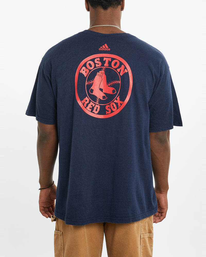 Vintage Adidas MLB Boston Red Sox Tee <br>XL , The Real Deal , newtown, sydney, australia, thrift store, opshop, preloved, secondhand, sustainable, retro, antique, 70s, 80s, 90s, 2000s, 00s, fashion, clothing, streetwear, trendy, garment, style, boutique, store, shop, archive, sale, cheap, best, top