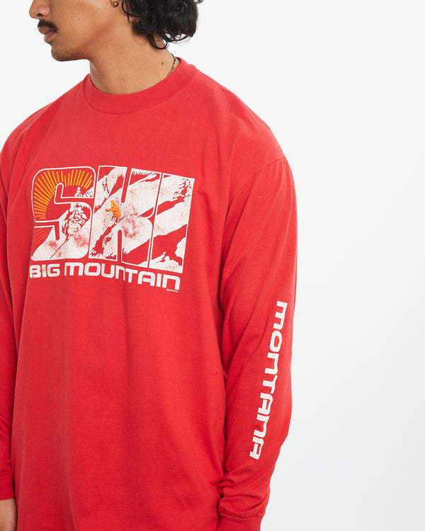 Vintage 1985 Big Mountain Ski Long Sleeve Tee <br>L