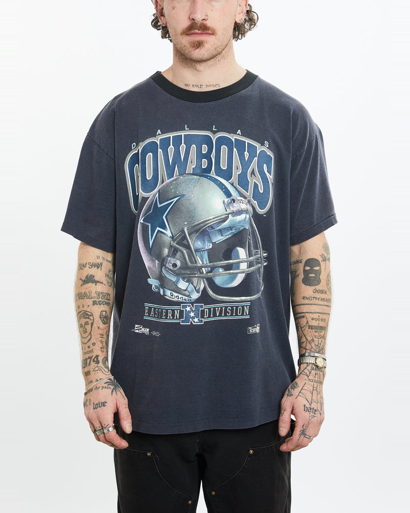 Vintage 1992 NFL Dallas Cowboys Tee <br>L , The Real Deal , newtown, sydney, australia, thrift store, opshop, preloved, secondhand, sustainable, retro, antique, 70s, 80s, 90s, 2000s, 00s, fashion, clothing, streetwear, trendy, garment, style, boutique, store, shop, archive, sale, cheap, best, top