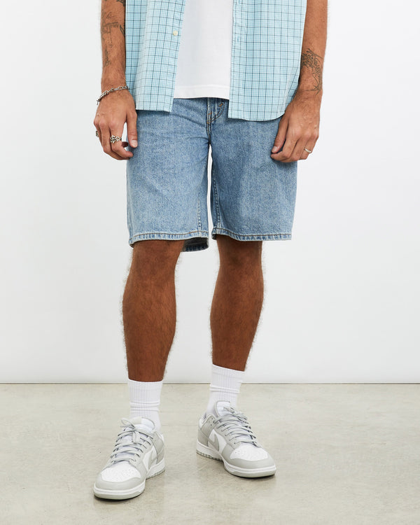 Vintage, Levi's, 550, Denim, Shorts, The Real Deal, size 36", colour Blue, newtown, sydney, australia, thrift store, opshop, preloved, secondhand, sustainable, retro, antique, 70s, 80s, 90s, 2000s, 00s, fashion, clothing, streetwear, trendy, garment, style, boutique, store, shop, archive, sale, cheap, best, top, Shorts