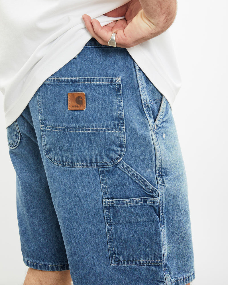 Vintage Carhartt Denim Carpenter Jorts <br>34"