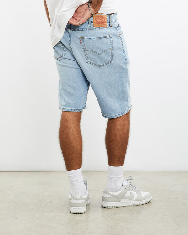 Vintage, Levi's, 505, Denim, Shorts, The Real Deal, size 36", colour Blue, newtown, sydney, australia, thrift store, opshop, preloved, secondhand, sustainable, retro, antique, 70s, 80s, 90s, 2000s, 00s, fashion, clothing, streetwear, trendy, garment, style, boutique, store, shop, archive, sale, cheap, best, top, Shorts