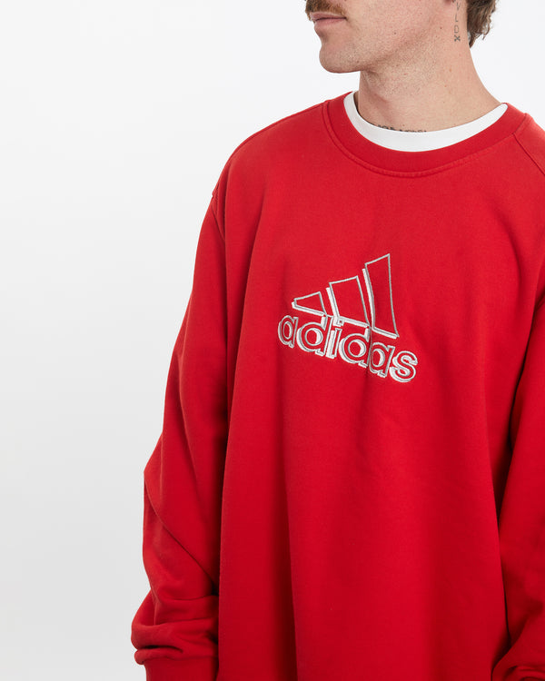 Vintage Adidas Sweatshirt <br>XL , The Real Deal , newtown, sydney, australia, thrift store, opshop, preloved, secondhand, sustainable, retro, antique, 70s, 80s, 90s, 2000s, 00s, fashion, clothing, streetwear, trendy, garment, style, boutique, store, shop, archive, sale, cheap, best, top