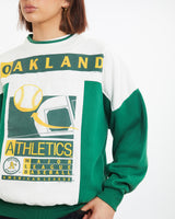 Vintage 1990 MLB Oakland Athletics Sweatshirt <br>M