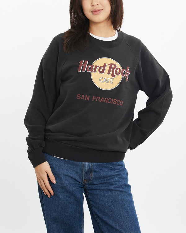 Vintage 90s Hard Rock Cafe Sweatshirt <br>S , The Real Deal , newtown, sydney, australia, thrift store, opshop, preloved, secondhand, sustainable, retro, antique, 70s, 80s, 90s, 2000s, 00s, fashion, clothing, streetwear, trendy, garment, style, boutique, store, shop, archive, sale, cheap, best, top