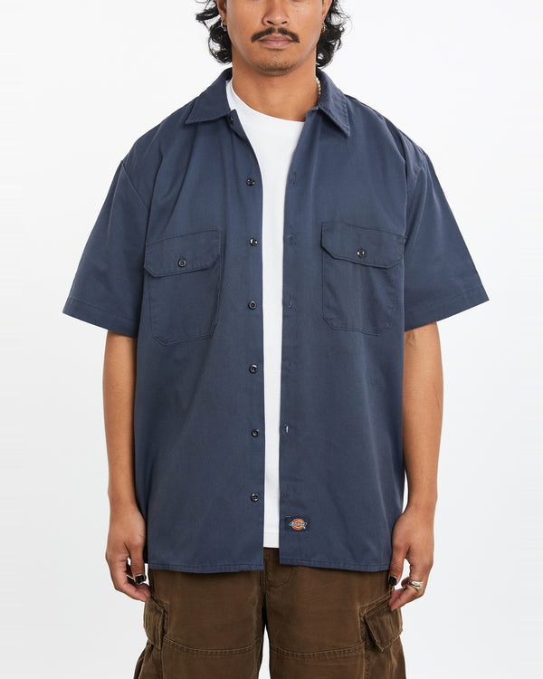 Vintage Dickies Mechanic Button Up Shirt <br>L