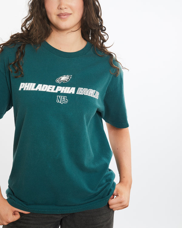 Vintage NFL Philadelphia Eagles Tee <br>M , The Real Deal , newtown, sydney, australia, thrift store, opshop, preloved, secondhand, sustainable, retro, antique, 70s, 80s, 90s, 2000s, 00s, fashion, clothing, streetwear, trendy, garment, style, boutique, store, shop, archive, sale, cheap, best, top