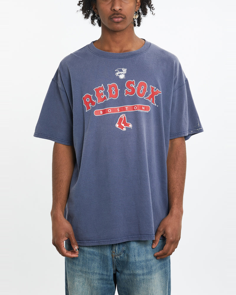 Vintage MLB Boston Red Sox Tee <br>XL , The Real Deal , newtown, sydney, australia, thrift store, opshop, preloved, secondhand, sustainable, retro, antique, 70s, 80s, 90s, 2000s, 00s, fashion, clothing, streetwear, trendy, garment, style, boutique, store, shop, archive, sale, cheap, best, top