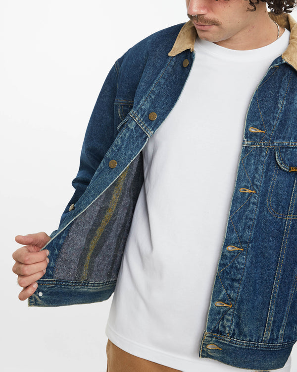 90s Lee Storm Rider Blanket Lined Denim Jacket <br>XL