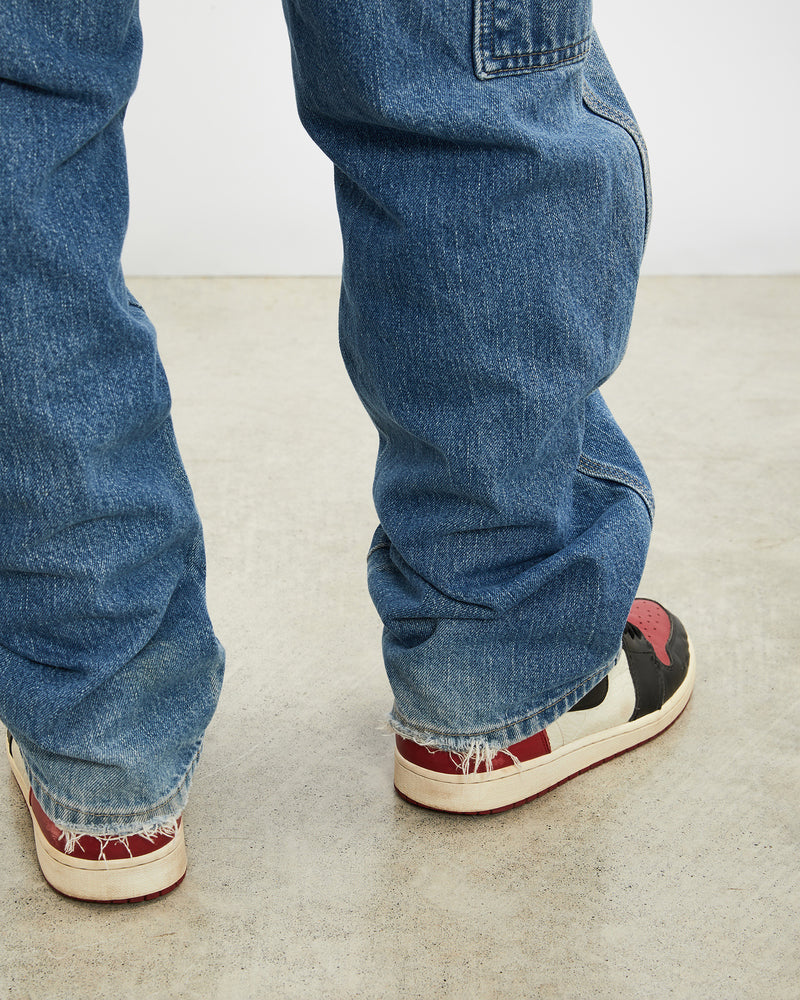 Vintage Dickies Denim Carpenter Pants <br>35" , The Real Deal , newtown, sydney, australia, thrift store, opshop, preloved, secondhand, sustainable, retro, antique, 70s, 80s, 90s, 2000s, 00s, fashion, clothing, streetwear, trendy, garment, style, boutique, store, shop, archive, sale, cheap, best, top