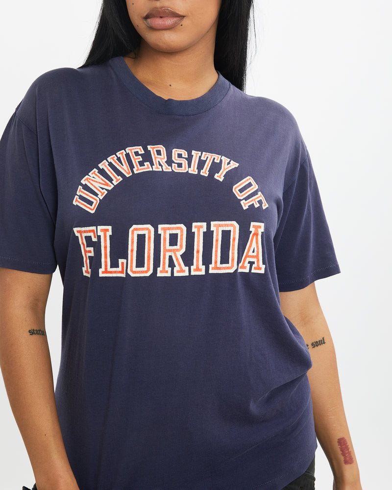 Vintage 80s University of Florida Tee <br>S , The Real Deal , newtown, sydney, australia, thrift store, opshop, preloved, secondhand, sustainable, retro, antique, 70s, 80s, 90s, 2000s, 00s, fashion, clothing, streetwear, trendy, garment, style, boutique, store, shop, archive, sale, cheap, best, top