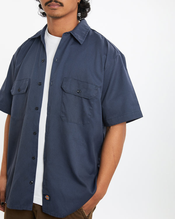 Vintage Dickies Mechanic Button Up Shirt <br>L