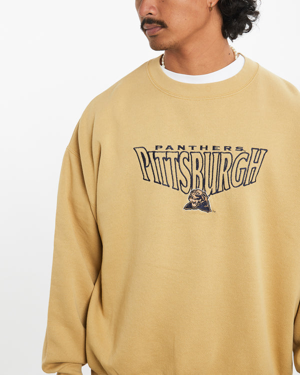 Vintage 90s NCAA Pittsburgh Panthers Sweatshirt <br>L