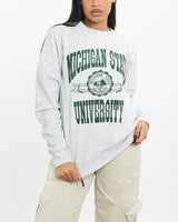 Vintage 90s Michigan State University Sweatshirt <br>S , The Real Deal , newtown, sydney, australia, thrift store, opshop, preloved, secondhand, sustainable, retro, antique, 70s, 80s, 90s, 2000s, 00s, fashion, clothing, streetwear, trendy, garment, style, boutique, store, shop, archive, sale, cheap, best, top