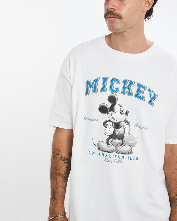 Vintage 90s Disney Mickey Mouse Tee <br>XXL , The Real Deal , newtown, sydney, australia, thrift store, opshop, preloved, secondhand, sustainable, retro, antique, 70s, 80s, 90s, 2000s, 00s, fashion, clothing, streetwear, trendy, garment, style, boutique, store, shop, archive, sale, cheap, best, top