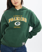 Vintage NFL Green Bay Packers Hooded Sweatshirt <br>S