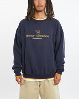 Vintage 90s NCAA West Virginia Mountaineers Sweatshirt <br>L