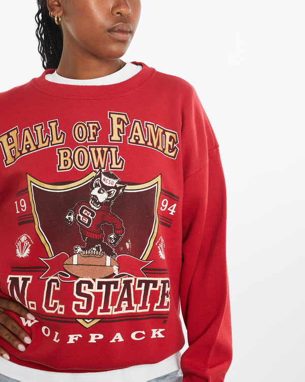 Vintage 1994 NCAA NC State Wolfpack Sweatshirt <br>M , The Real Deal , newtown, sydney, australia, thrift store, opshop, preloved, secondhand, sustainable, retro, antique, 70s, 80s, 90s, 2000s, 00s, fashion, clothing, streetwear, trendy, garment, style, boutique, store, shop, archive, sale, cheap, best, top