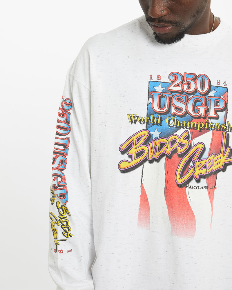 Vintage 1994 World Championship Motocross Long Sleeve Tee <br>L