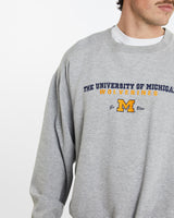 Vintage NCAA University of Michigan Wolverines Sweatshirt <br>XL , The Real Deal , newtown, sydney, australia, thrift store, opshop, preloved, secondhand, sustainable, retro, antique, 70s, 80s, 90s, 2000s, 00s, fashion, clothing, streetwear, trendy, garment, style, boutique, store, shop, archive, sale, cheap, best, top